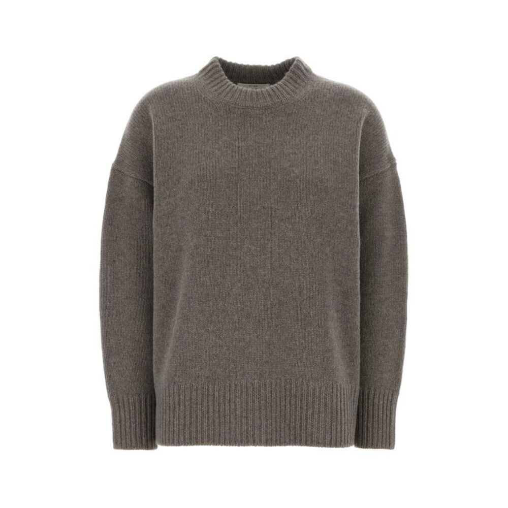 Co Women Grey Wool Blend Oversize Sweater